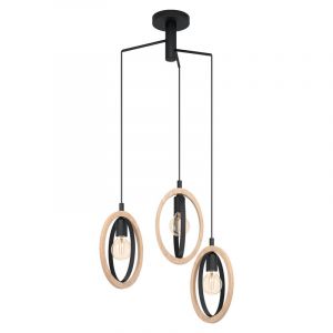 Lampada a sospensione in legno, Angeline