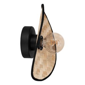 Applique da parete marrone in legno, Jillah
