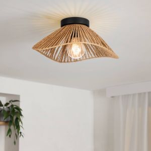 Lampada da soffitto di carta marrone, Jitze