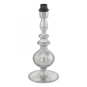 Lampada da tavolo senza paralume in nichel in alluminio, Mason, con interruttore