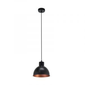 Lampada a sospensione nera metallo, Liana
