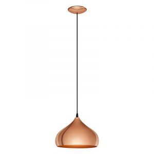 Lampada a sospensione in rame metallo, Ancone