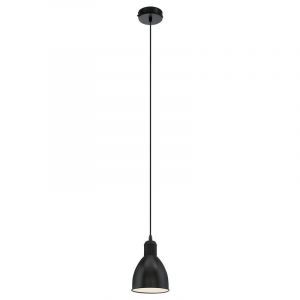 Lampada a sospensione nera metallo, Lavinio