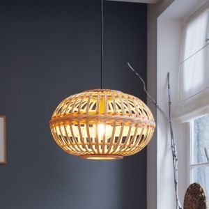 Lampada a sospensione legno rustica, Firenze