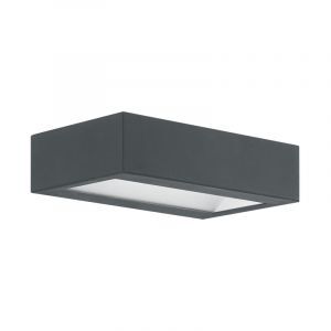 Lampada da esterno antracite in acciaio, Simen, 4W, 3000K LED, IP44
