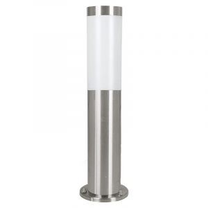 Lampada da esterno argenta in plastica, Carlein, IP44