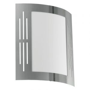 Lampada da esterno argenta in plastica, Elyana, IP44