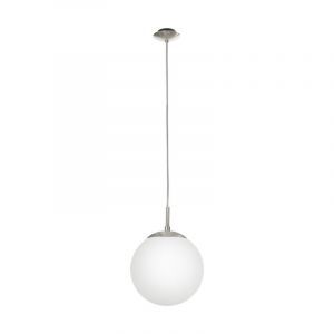 Lampada a sospensione in nichel in vetro, Dave