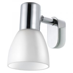 Lampada per specchio cromata in vetro, Ablanc