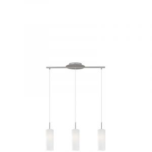 Lampada a sospensione in nichel in vetro, Ciuda