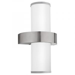 Lampada da esterno argenta in vetro, Ebrar, IP44