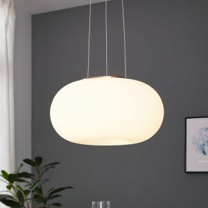 Lampada a sospensione in nichel in vetro, Skyler