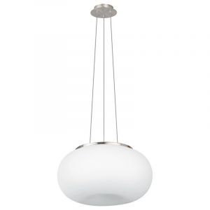 Lampada a sospensione in nichel in vetro, Skyler