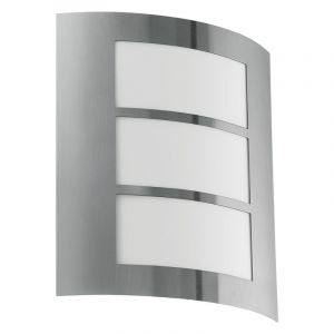 Lampada da esterno argenta in plastica, Elyana, IP44