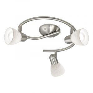 Faretto da soffitto in nichel in acciaio, Alem