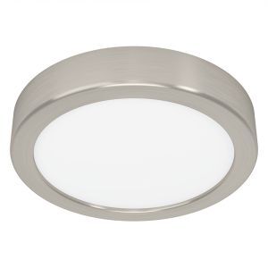 Plafoniera in nichel in plastica, Geraldo, 11W, 3000K LED