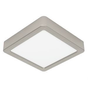 Plafoniera in nichel in plastica, Geraldo, 11W, 3000K LED