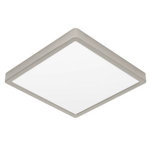 Plafoniera in nichel in plastica, Geraldo, 20,5W, 3000K LED