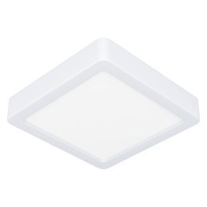 Lampada da soffitto da bagno bianca in plastica, Geraldo, 11W, 3000K LED, IP44