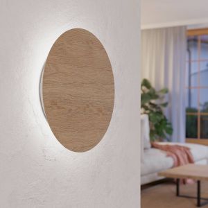 Applique da parete marrone in legno, Aisling, 9,2W, 3000K LED