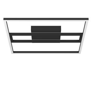 Plafoniera smart nera in alluminio, Cecilia, 21W, bianco regolabile tra caldo e freddo LED
