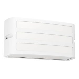 Lampada da esterno bianca in plastica, Cesar, IP54