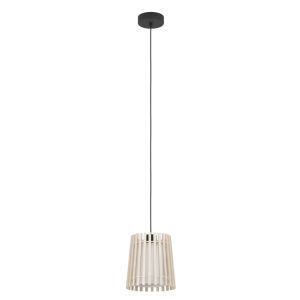 Lampada a sospensione per tavolo da pranzo legno rustica, Farah