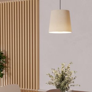 Lampada a sospensione nera in tessuto, Siham