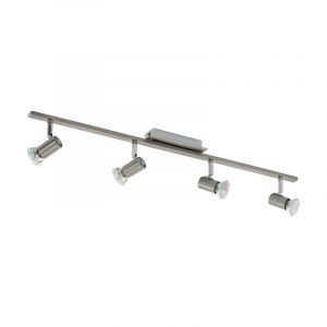 Faretto da soffitto cromato in acciaio, Tjisse