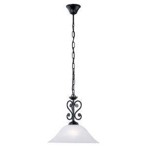 Lampada a sospensione bianca in vetro, Tesse