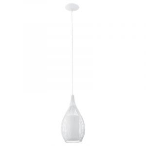 Lampada a sospensione bianca in vetro, Maritima
