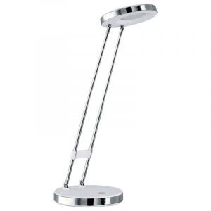 Lampada da scrivania bianca in plastica, Arie, 3W, 3000K LED, con interruttore
