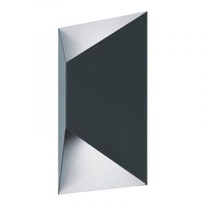 Lampada da esterno antracite metallo, Lyndi, 3W, 3000K LED, IP44