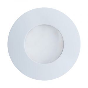 Faretto da incasso bianco in vetro, Margarita, IP65