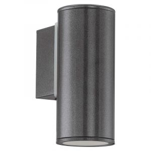 Lampada da esterno antracite metallo, Marlies, IP44