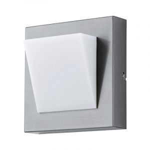Lampada da esterno argenta in plastica, Mell, 4W, 3000K LED, IP44