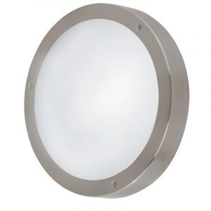 Lampada da esterno argenta in vetro, Bob, IP44