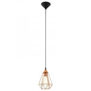 Lampada a sospensione in rame metallo, Costel