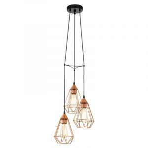 Lampada a sospensione in rame metallo, Costel