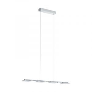 Lampada a sospensione cromata in plastica, Pace, 5W, 3000K LED