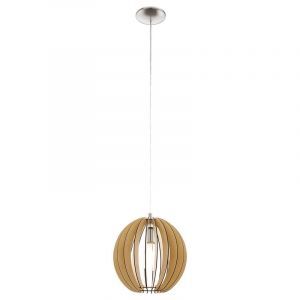 Lampada a sospensione legno rustica, Bergama