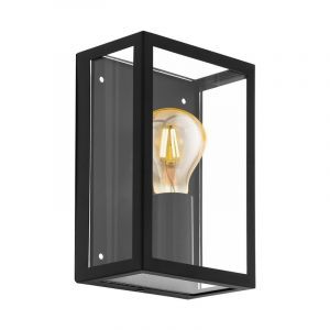 Lampada da esterno nera in acciaio, Alihan, IP44