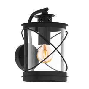 Lampada da esterno nera in plastica, Alisia, IP44