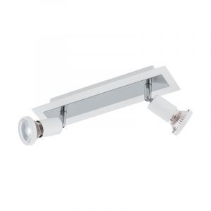 Faretto da soffitto cromato in acciaio, Tisha