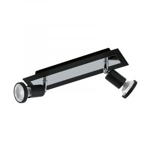 Faretto da soffitto cromato in acciaio, Tisha