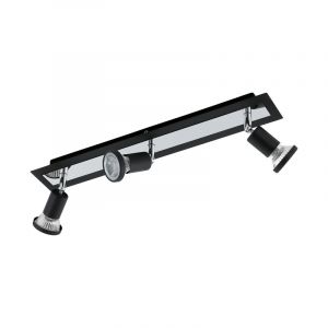Faretto da soffitto cromato in acciaio, Tisha