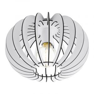 Lampada da soffitto bianca in legno, Kiran