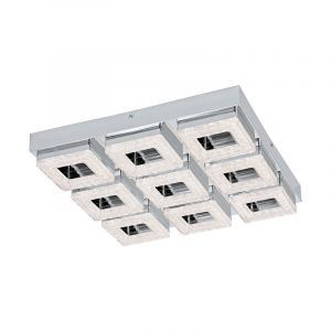 Applique da parete cromata in plastica, Arjo, 4W, 3000K LED