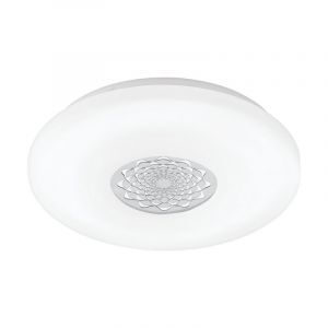Lampada da soffitto bianca in plastica, Carmela, 24W, 3000K LED