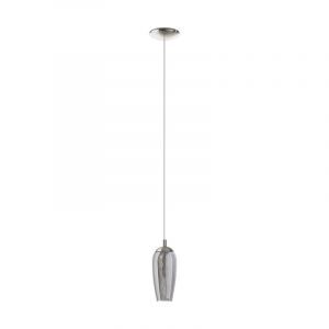 Lampada a sospensione in nichel in vetro, Olcay